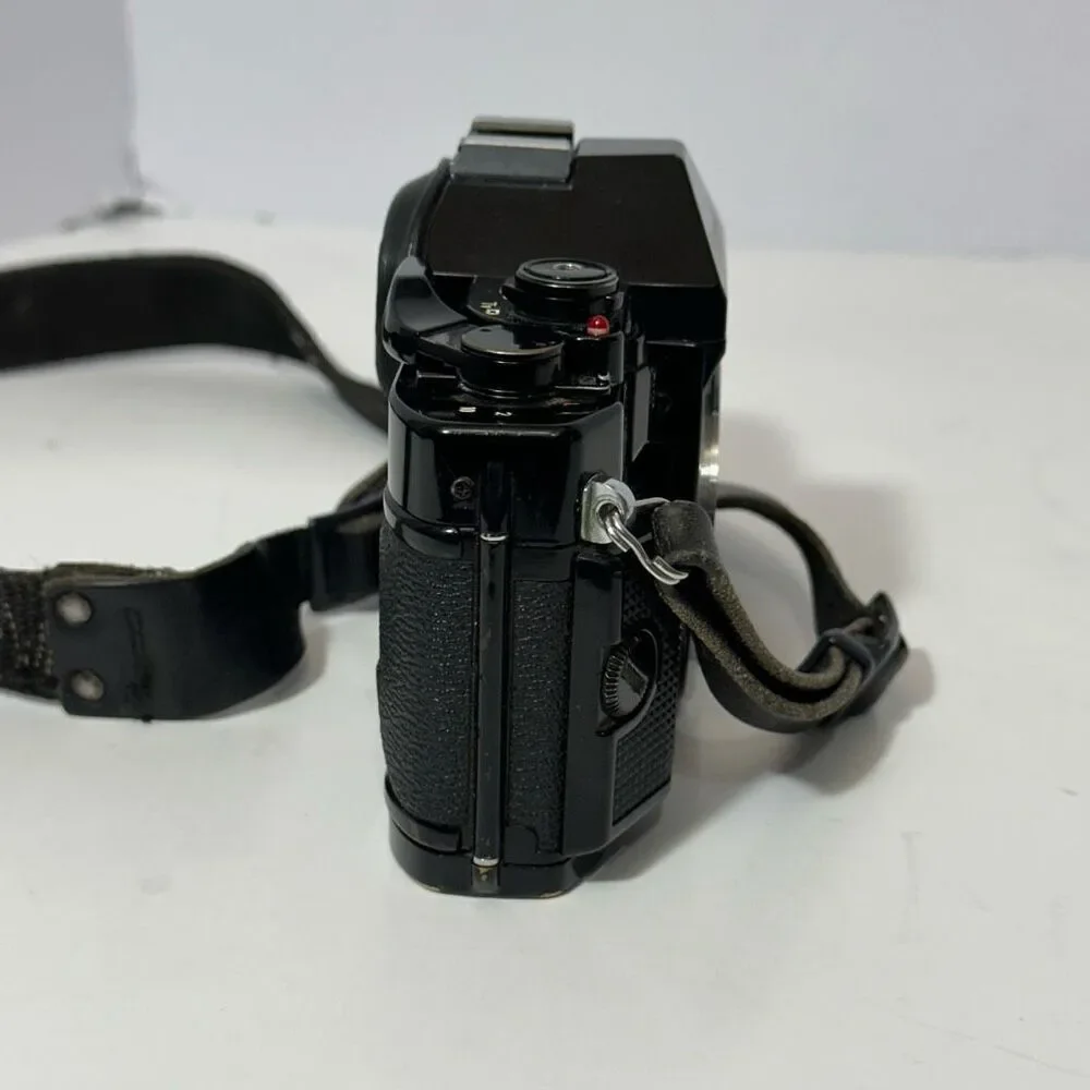 Vintage Canon A-1 Black 35 mm SLR with Strap/ Body Only